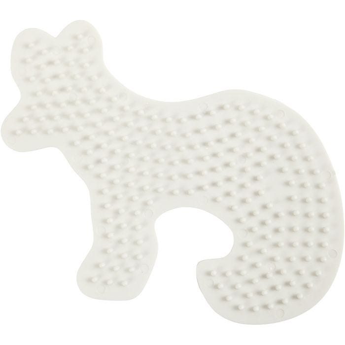 NABBI BioBeads Steckplatte, Fuchs, 9,5x13,4 cm, medium, 1 Stk