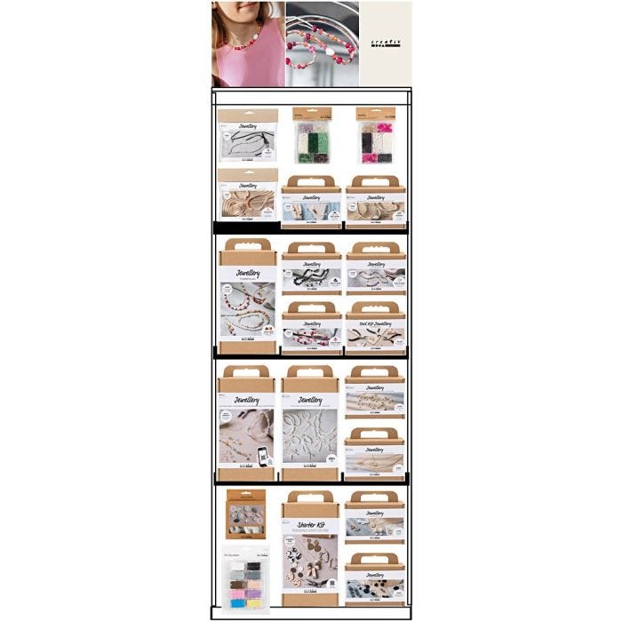 Bodendisplay, montiert, Schmuck, Erwachsene, 88 Teile/ 1 Stk