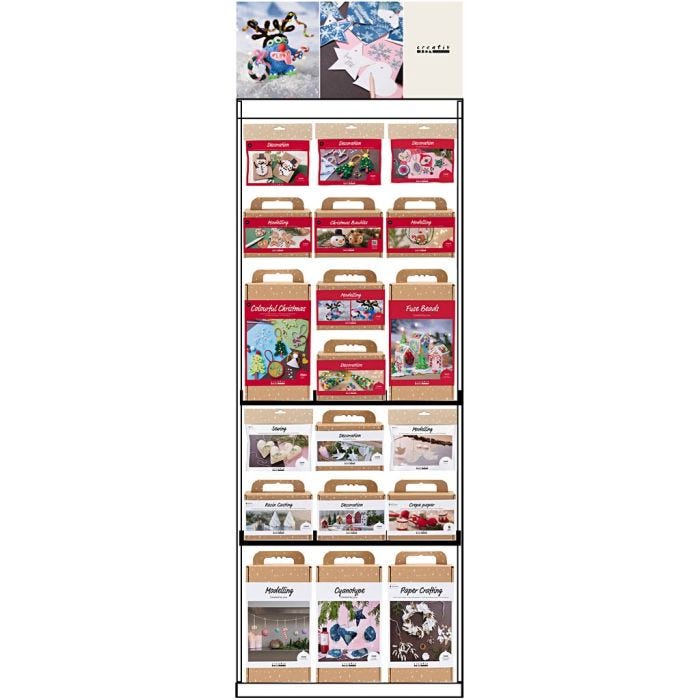 Bodendisplay, montiert, Weihnachten, Erwachsene und Kinder, 86 Teile/ 1 Stk