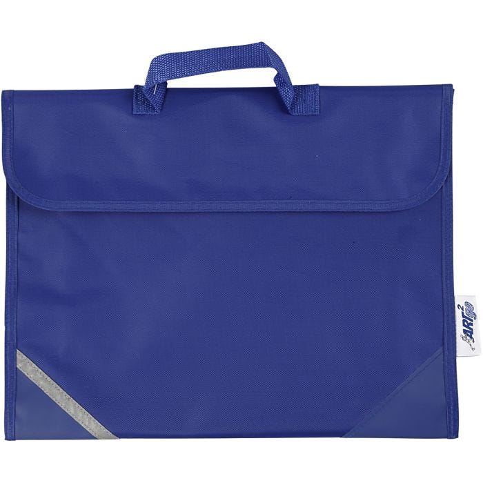 Schultasche, 9 cm, 36x29 cm, Blau, 1 Stk