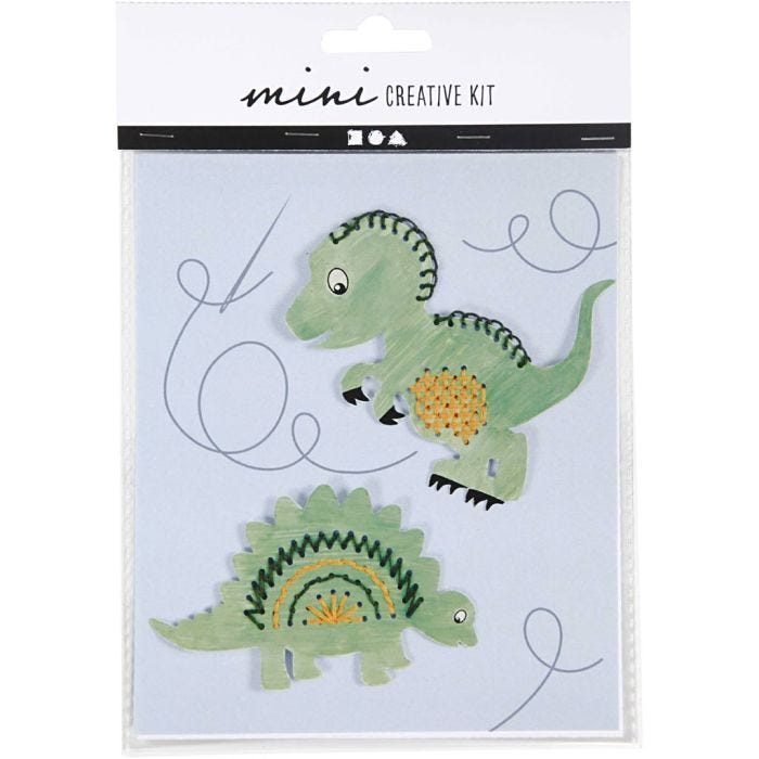 Mini Kreativ Set, Dinosaurier, 1 Pck