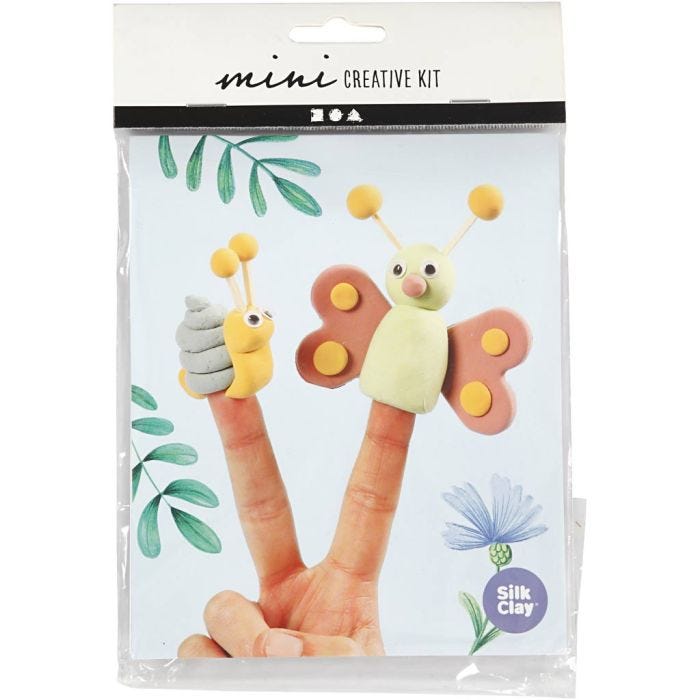 Mini Kreativ Set, Fingerpuppen, 1 Pck