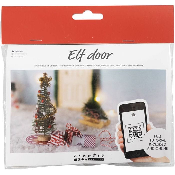 Mini Kreativ Set Wichteltür, Weihnachtsbaum, 1 Pck