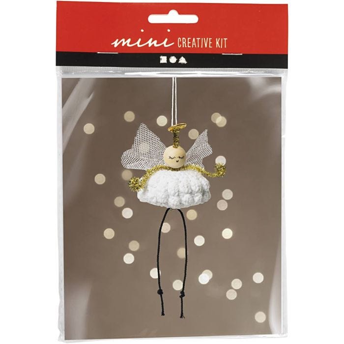 Mini Kreativ Set Häkeln, Engel, 1 Pck