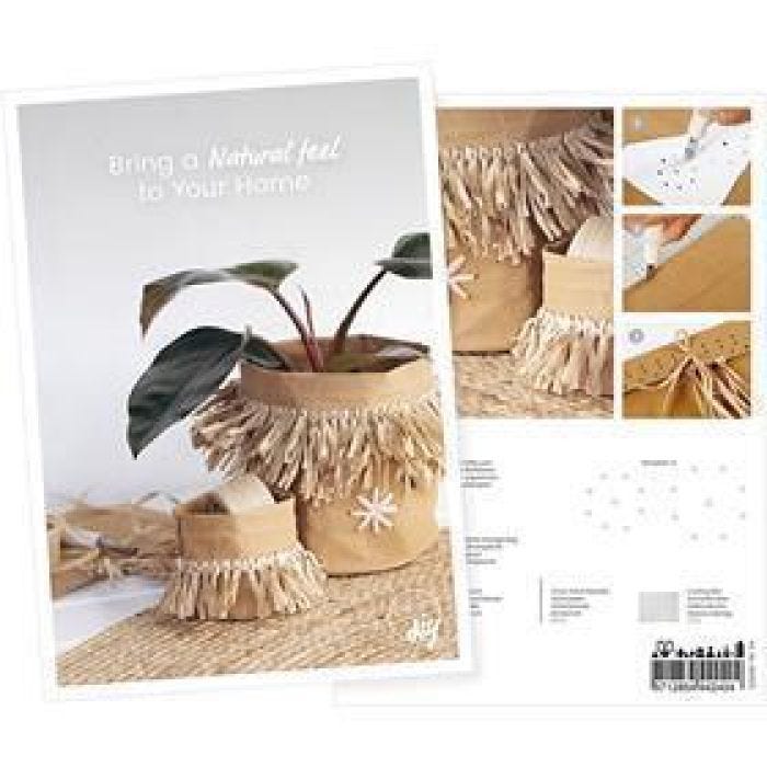 Postkarte, Kreatives aus 100% Pflanzenfaser, A5, Blatt 14,8x21 cm, 1 Stk