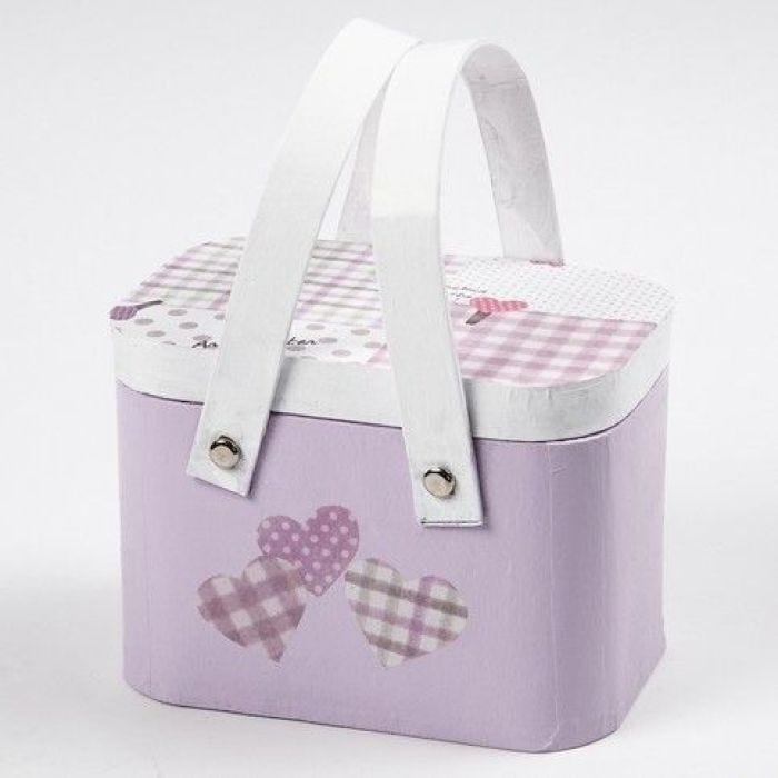 Rosa Picknickkorb