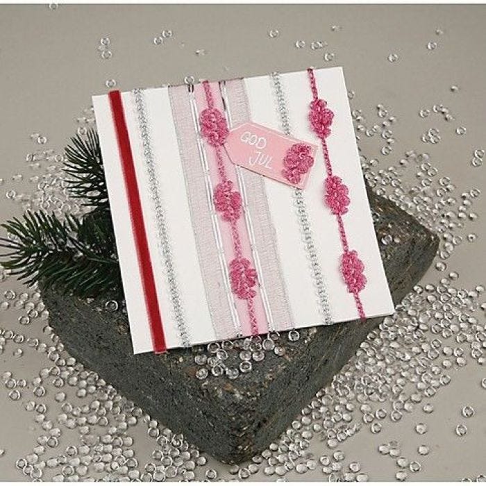 Gemischte Bänder - pink/rot