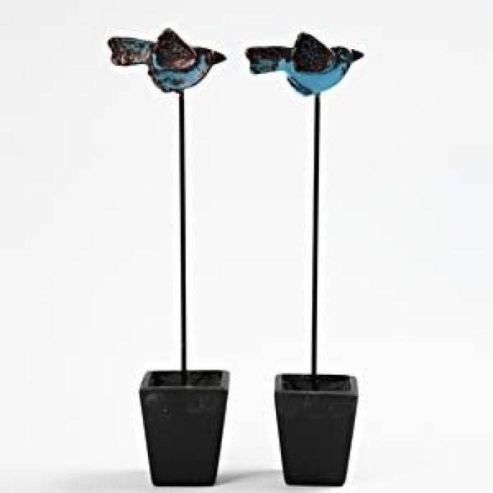 Krakelier auf Terrakotta und Styropor