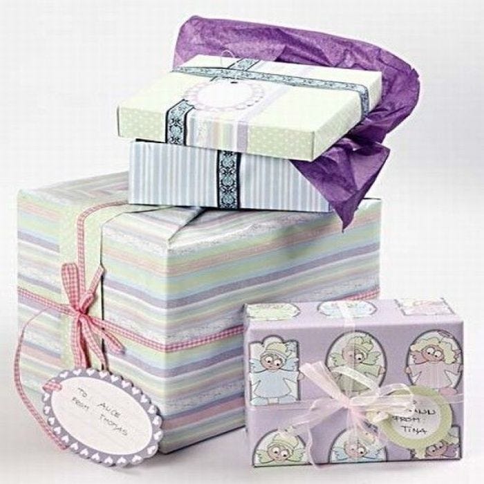 Schachteln - wunderschön verpackt in Design-Papier (Bremen)
