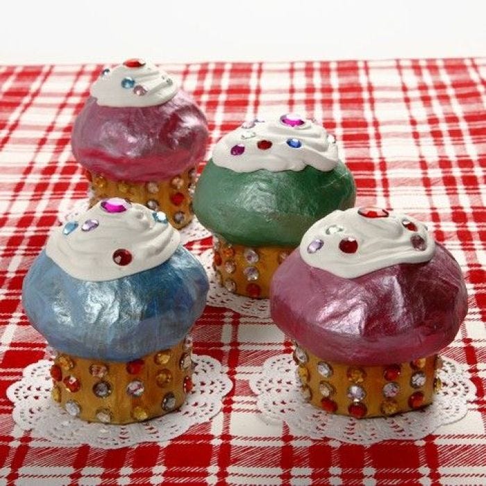 Muffins mit Strasssteinen