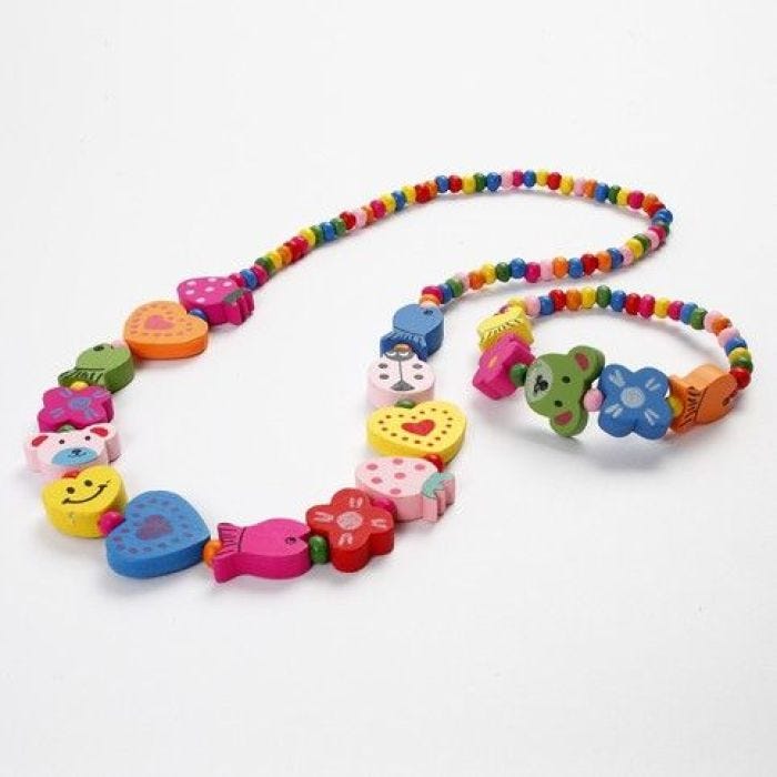 Schmuck mit Holzperlen