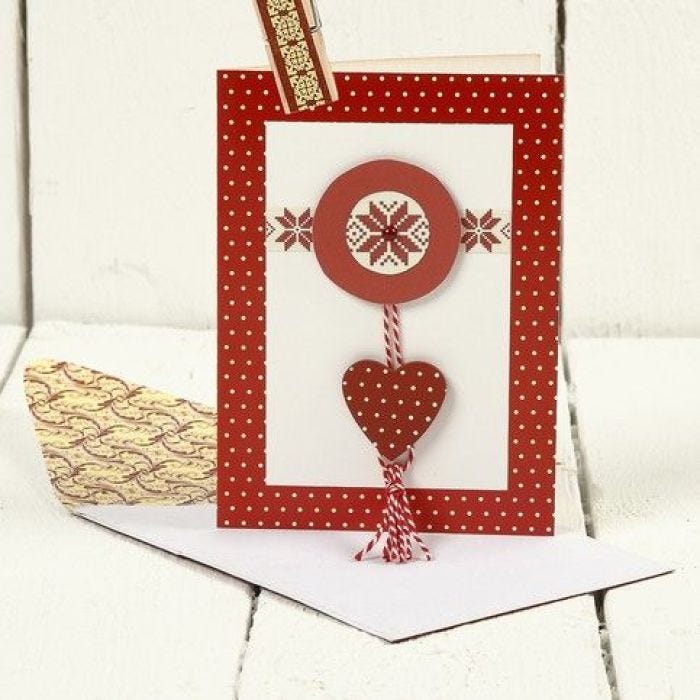 Eine Weihnachtskarte im Vivi Gade Design