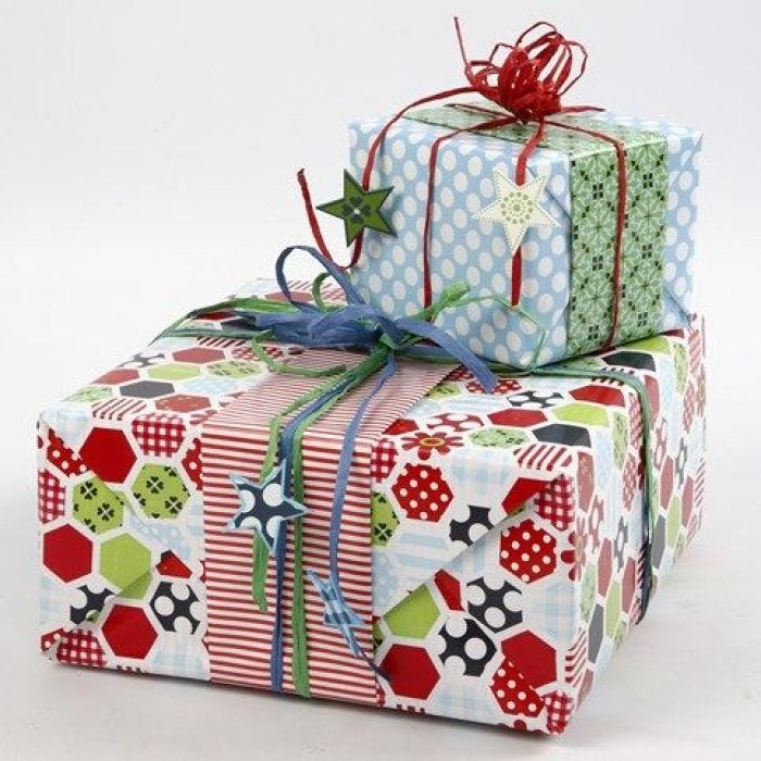 Geschenkverpackung mit Vivi Gade Design-Papier (London Serie)