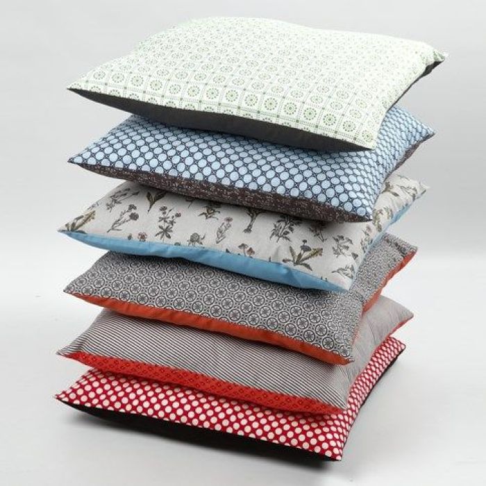 Ein Kissenbezug aus Bio-Vivi Gade Stoff