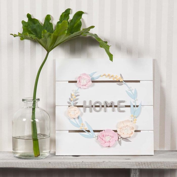 Blütenkranz aus Silk Clay und Silk Clay Creamy