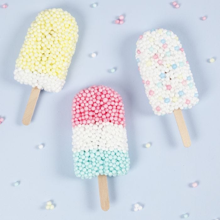 Eis-Lollies aus Foam Clay XL