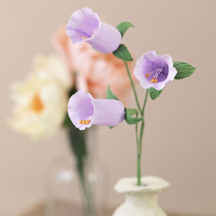 Glockenblumen aus Krepppapier