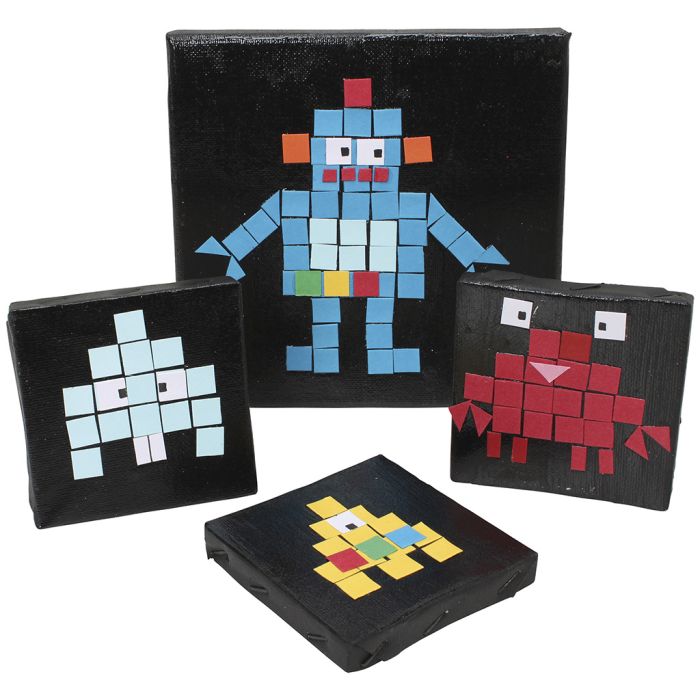 Mini-Canvas mit Pixeleffekt