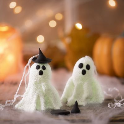 Geister aus Silk Clay® und Foam Clay®