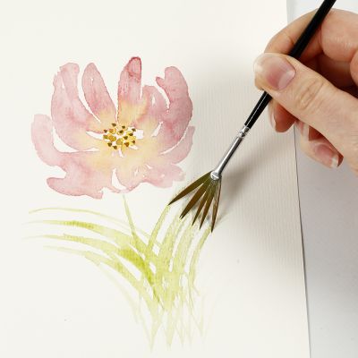 Wie man Aquarelle mit leichten Pinselstrichen malt