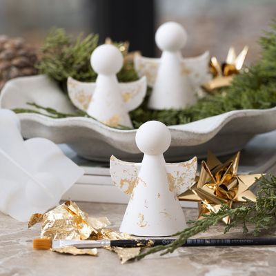 Gegossene Weihnachtsengel