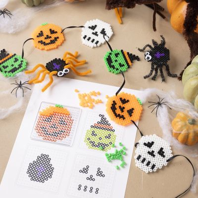 Halloween-Figuren aus Bügelperlen