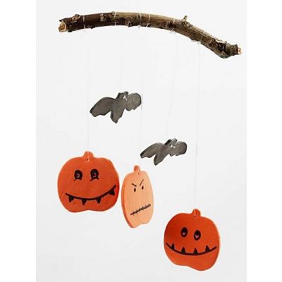 Silk Clay Hängedekoration für Halloween