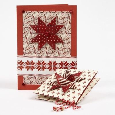 Weihnachtskarten aus Copenhagen Design-Papier