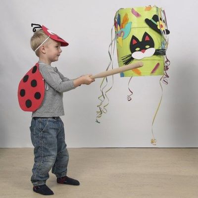 Marienk&auml;fer &ndash; Verkleidung aus Moosgummi.