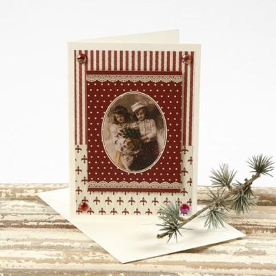 Eine Weihnachtskarte mit Motiv aus der Vivi Gade Design-Serie