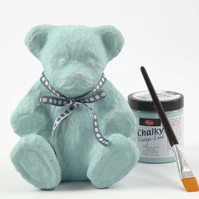 Teddybär aus Pappmaché