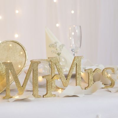 Dekoration für den Hochzeitstisch