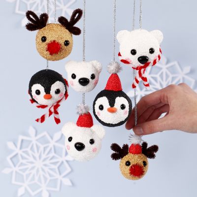 Christbaumkugeln in Tierform