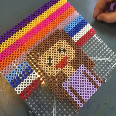 Pixel-Kunst mit Nabbi Fuse Beads (B&uuml;gelperlen)
