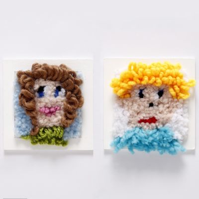 Pixel-Kunst mit der Rya-Kn&uuml;pftechnik