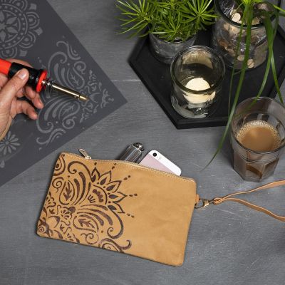Täschchen aus Kunstlederpapier