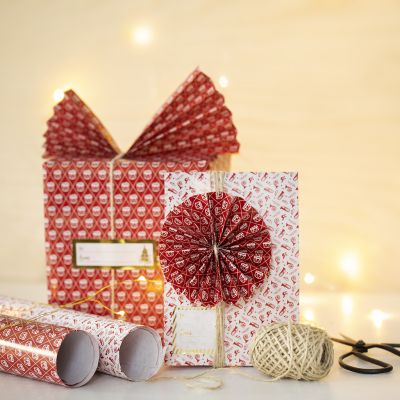 Weihnachtliche Geschenkverpackung
