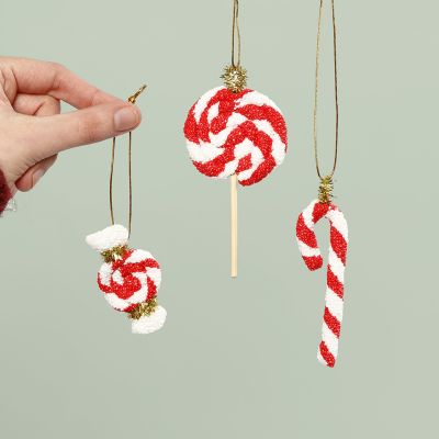 Weihnachtsleckereien als Baumschmuck
