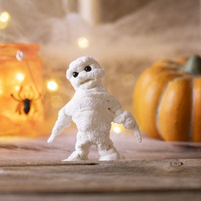 Mumie aus Silk Clay® und Foam Clay®