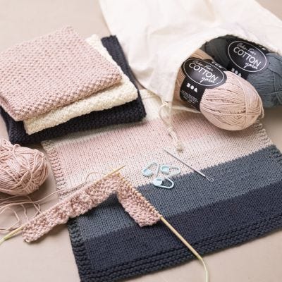 Mini Bastelset: Stricken lernen