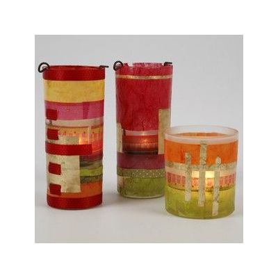 Zauberhafte Kerzenhalter mit Gold