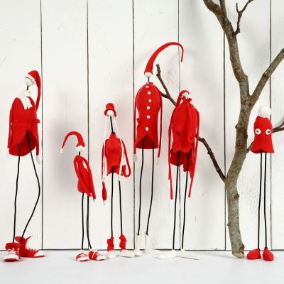 Weihnachtskobolde aus Silk Clay