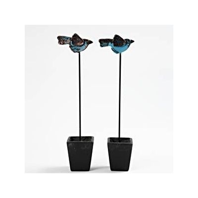 Krakelier auf Terrakotta und Styropor