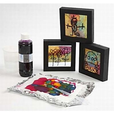 Aquarell auf imitiertem Reispapier