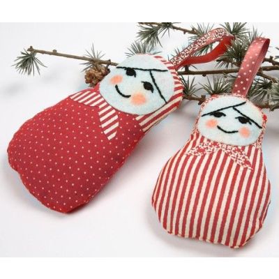 Babuschkas aus "Copenhagen" Stoff