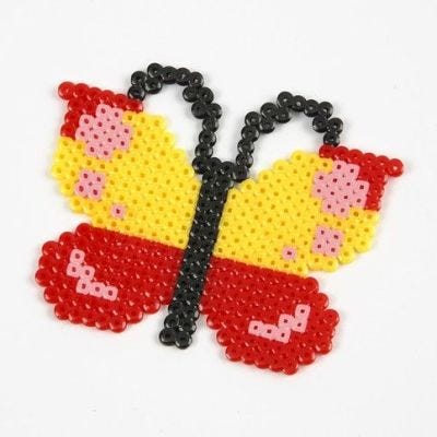 Mini Bügelperlen Schmetterling