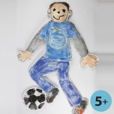 XL-Figur aus Stoff-Imitat