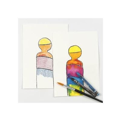 Aquarell-Farbkreide
