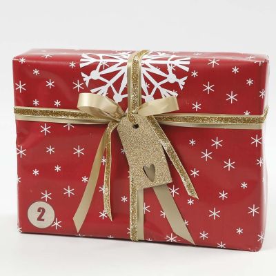 Geschenkverpackung in Rot