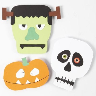 Halloween-Figuren aus Karton